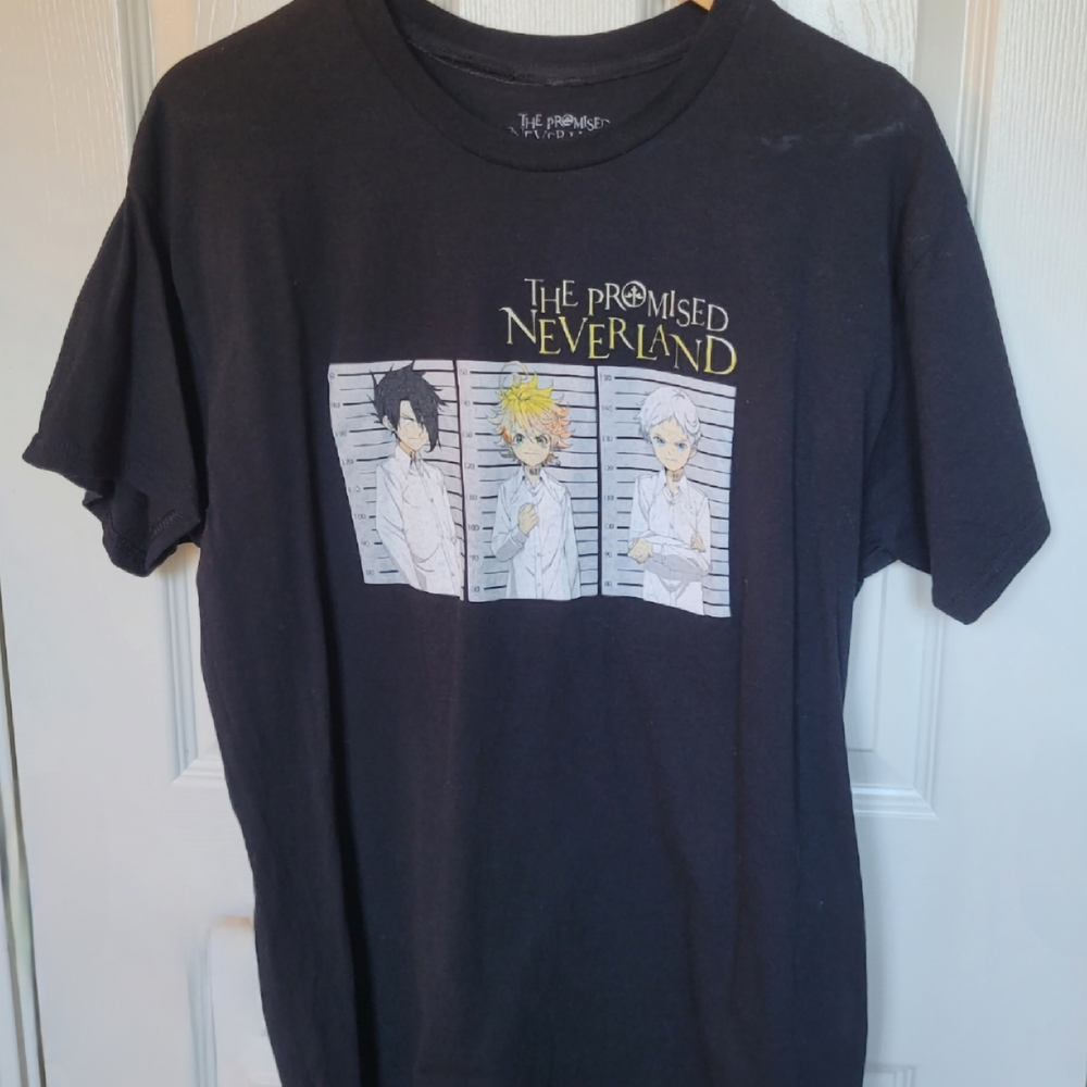 The Promised Neverland Black Graphic T-Shirt